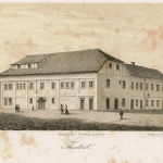I 1795 blev Odense Comediehus således indviet på torvet